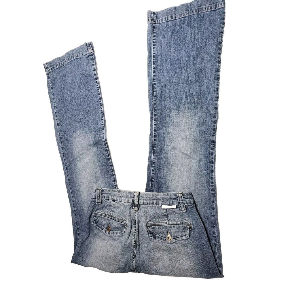 ZENIM Jeans Size 8 Women's Classic Wide Leg 32 Inseam